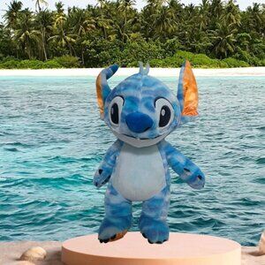 Build A Bear BAB Disney Stitch Catch A Wave Summer With Sound Plush 15 Inches